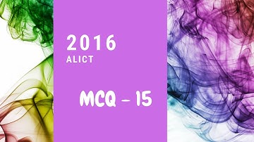 AL ICT MCQ 2016 15
