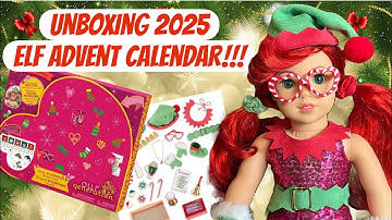Unboxing Opening Review: OG Our Generation 2025 Holiday Elf Surprise Advent Calendar for 18” Dolls