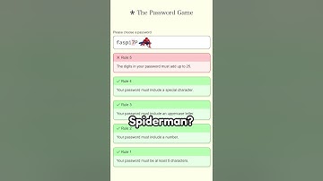 Redefining Special Characters (The Password Game)