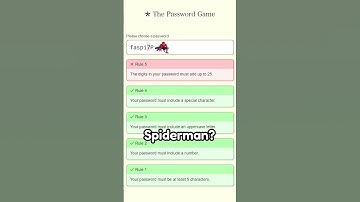 Redefining Special Characters (The Password Game)