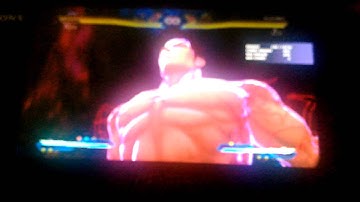 Street Fighter X Tekken (2012) Jin Kazama Devil Beams To Ryu