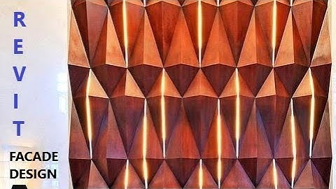 Revit Adaptive Parametric Design Tutorial  ( Facade Design )