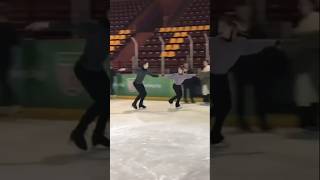Российские фигуристы Алена Косторная и Георгий Куница #фигурноекатание #аленакосторная #медведева