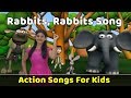 Rabbits rabbits 123 song  action songs for kids  nursery rhymes with actions  baby rhymes