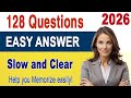 [New] USCIS Updated 128 Civics Questions And Answers (EASY ANSWERS) for US Citizenship Test 2026