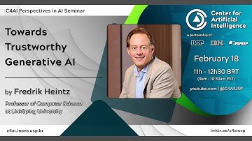 Perspectives in AI seminar of the C4AI - Fredrik Heintz