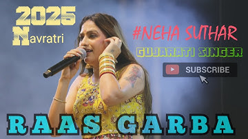 Neha Suthar Live Performance at Vrindavan Nagari 2025 | Non-stop Garba