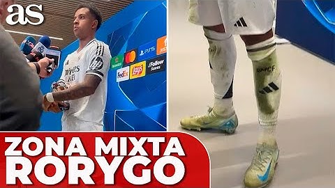 MOMENTAZO de RODRYGO en ZONA MIXTA tras ser el MVP en el REAL MADRID 2 VS ATLÉTICO 1