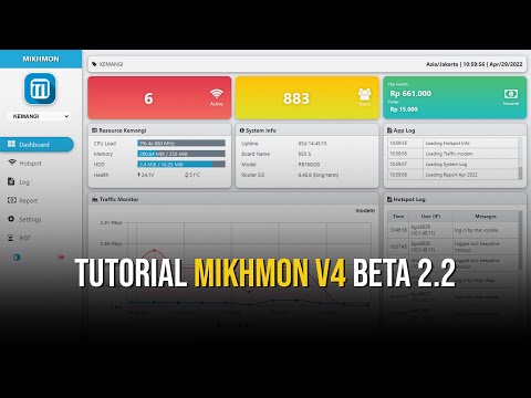 Tutorial Mikhmon V4 (beta 2.2)