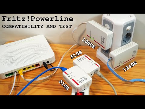 Fritz!Powerline 1000E 1240E 510E • Compatibility and test