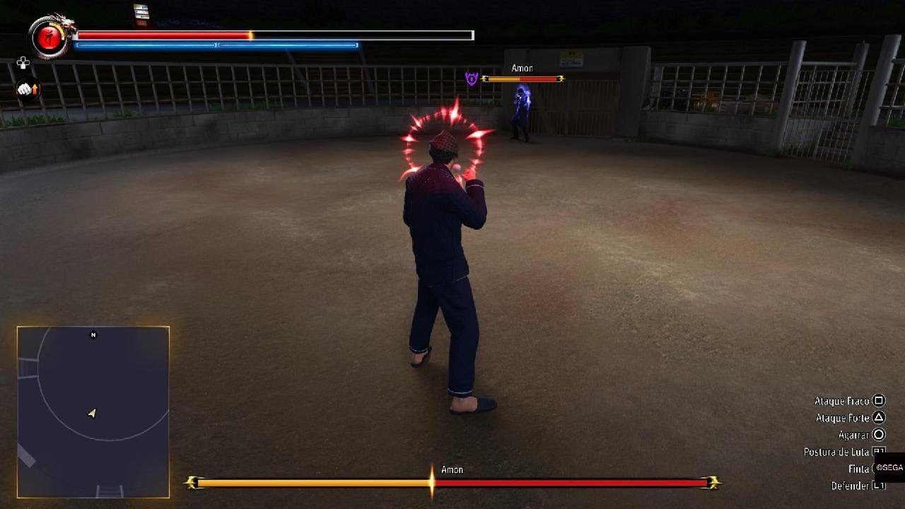 Yakuza Kiwami 3 - Amon fight Professional