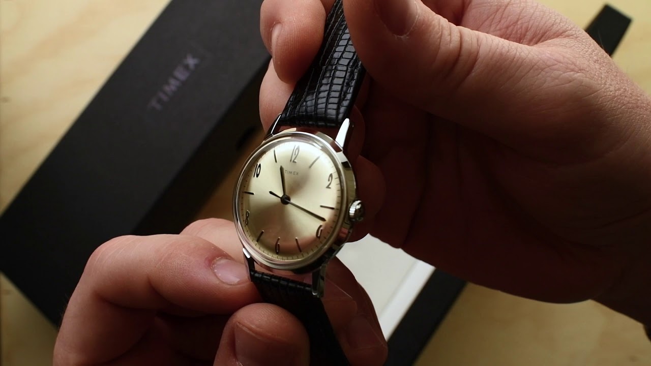 Timex Marlin 1960s Reissue Watch Unboxing - YouTube