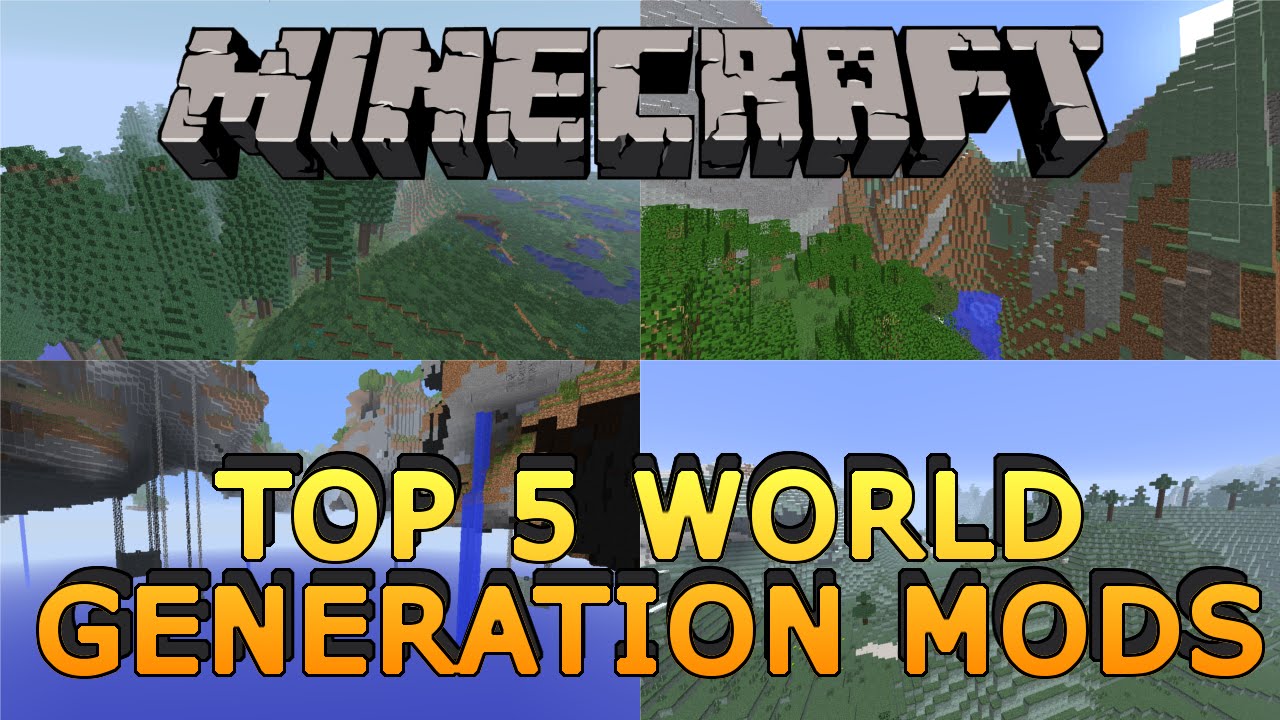 Minecraft Top 5 World Generation Mods 1 7 10 Youtube