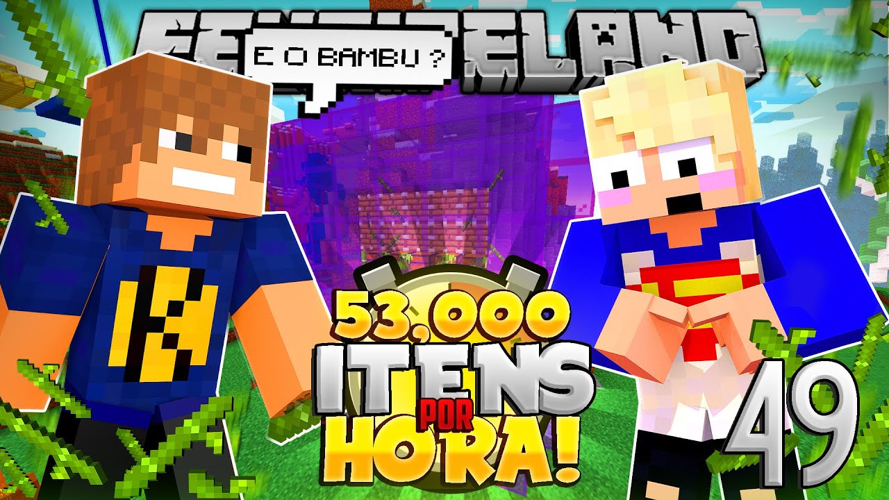 FARM de BAMBO 1 TICK Minecraft 1.16 com 