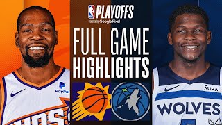 Phoenix Suns vs Minnesota Timberwolves FULL GAME HIGHLIGHTS｜2023-24 NBA Season｜4/20 2024