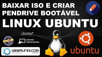 Como Baixar a ISO e Criar um Pendrive bootável para instalação do Linux Ubuntu
