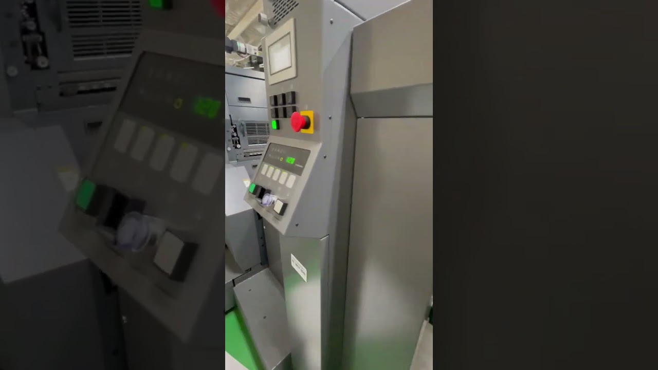 オフセット印刷機のお姿と音