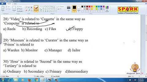 Letter Analogy || Questions 28- 30 || Spark Institute || Easy Arithmetic || Krishna Sir