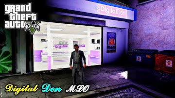 GTA V MODS : INSTALLING DIGITAL DEN SHOP MLO || SP INSTALLATION || #gta5 #gameplay #mods