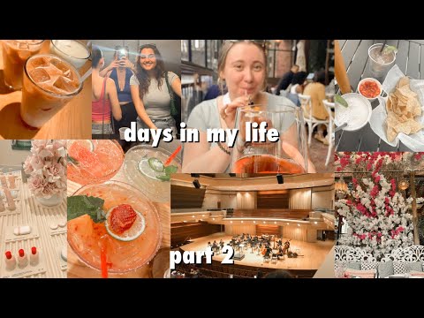 days in my life (part 2): choir concert, jojos shake bar, weekend in Chicago, glossier & more!