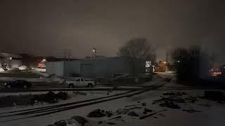 Night Train. Departure from St. Paul Union Depot through the Twin Cities