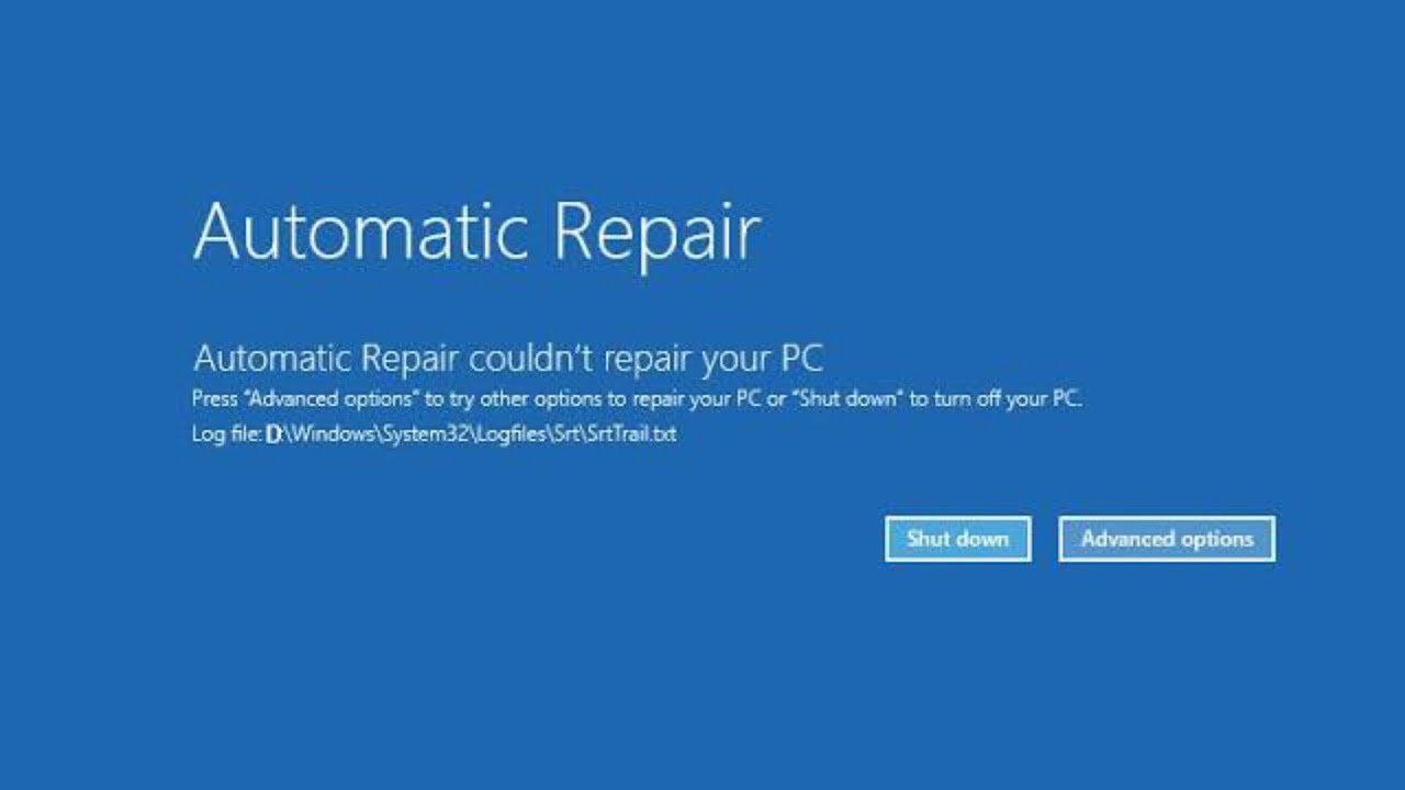 Automatic repair windows. Автоматическое восстановление Windows 10. See Advanced Repair options перевести.