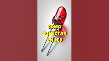 Como conectar un LED #electronicafacil #ingenieríaelectrónica #electronica #led