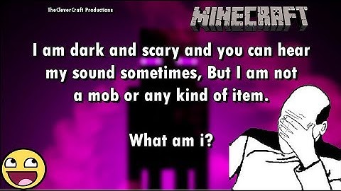 Can you answer these minecraft riddles? (Minecraft IMPOSSIBLE quiz)