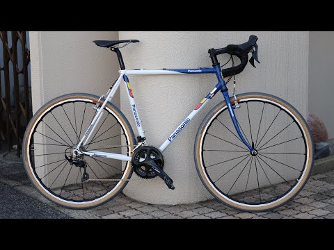 Panasonic ロードバイクフレーム 白/紫 Panasonic ロードバイクフレーム 白/紫 - メルカリ
