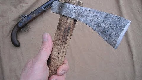 Fast and easy  tomahawk forging Part 3