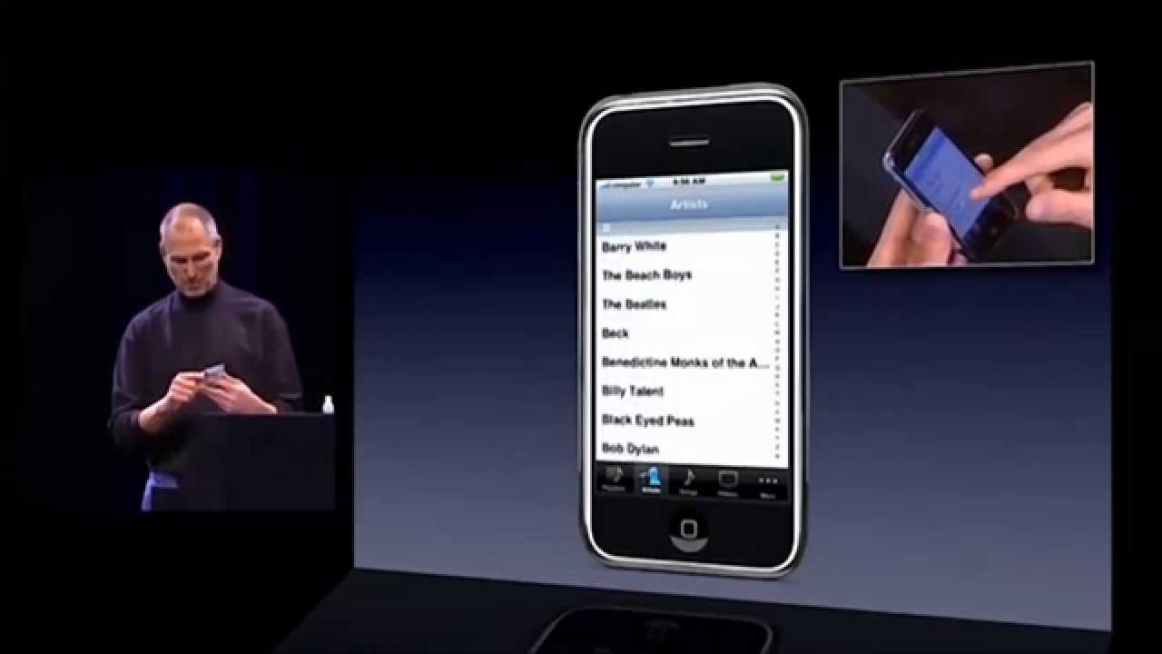 HD] Steve Jobs - iPhone Introduction in 2007 (Complete) on Make a GIF