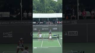 A Mixed Doubles masterclass by Anna &amp; Hayden 🫡 #pickleball #ppa #ppatour #pickleballhighlights