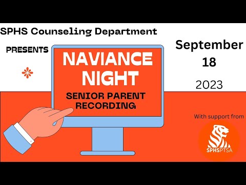 Senior Parent - Naviance Night 2023