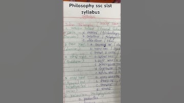 Ssc philosophy syllabus 2025 🫶🏻 #motivation #ssc #slst #westbengal #like #motivation