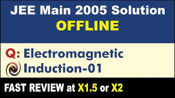 JEE Main 2005 Physics Solutions | Electromagnetic Induction-01