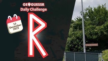 Geoguessr Daily Challenge - 15 December 2025 (Reupload)