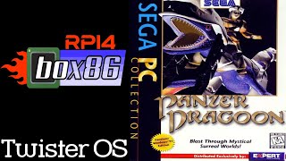 Panzer Dragoon PC (1995) on RPI4 with BOX86 + Wine x86