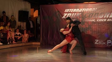 Nayan de Abrew & Samantha Ho, show at Prague Zouk congress 2012-03-30 [HD]