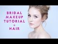 Свадебный макияж + причёска, Bridal Makeup + hair. Воздушный пучок. Нежный макияж