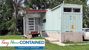 Tiny Shipping Container Home in Kansas City, Missouri, USA