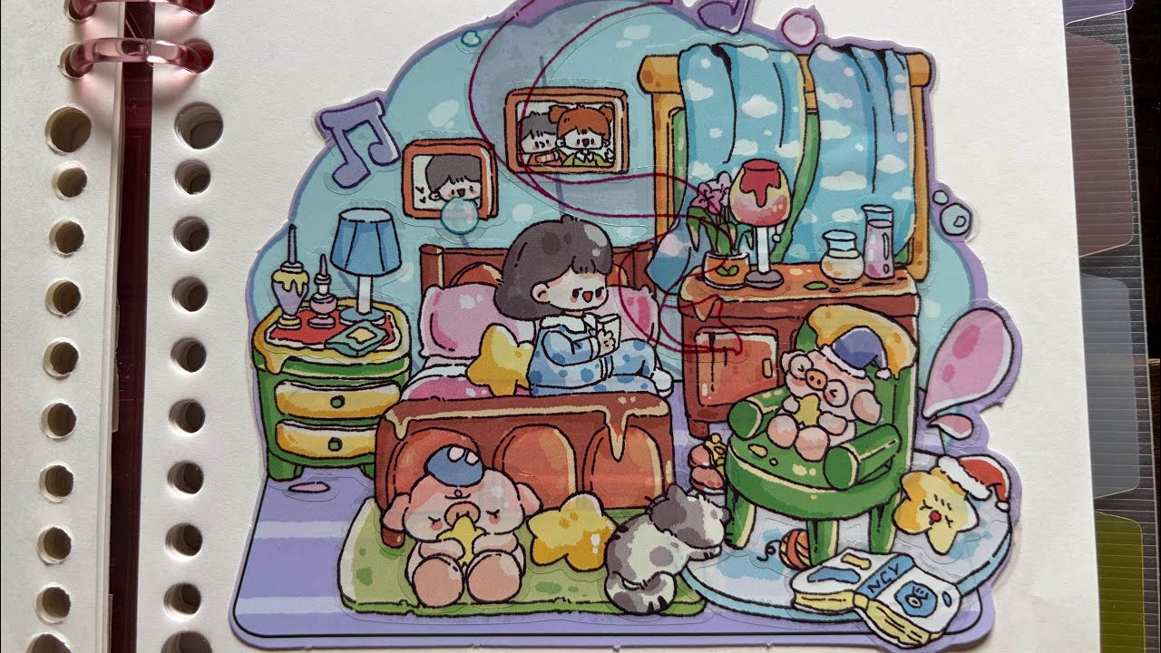 Let’s Play With Me! ✨ASMR✨ Landscape Miniature Stickers #21