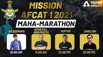 MISSION AFCAT 1 2021 | Reasoning Maha Marathon | Defence Adda247