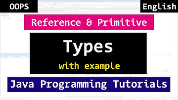Java  Reference and Primitive Data Types | Java Object Oriented Video Tutorials