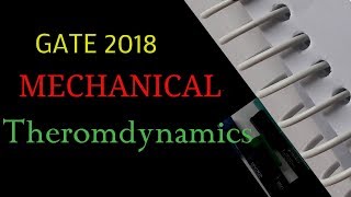 GATE 2018 Mechanical Answer key Thermodynamics