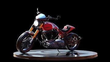ARCH KRGT-1 Motorcycle 3D
