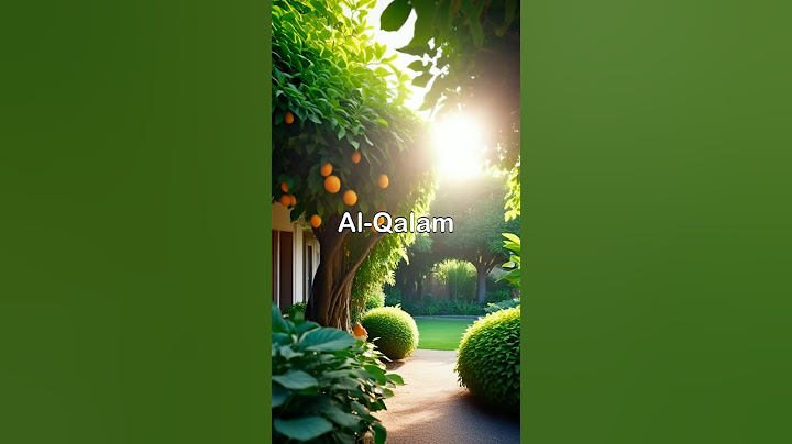 Lessons from Surah Al-Qalam