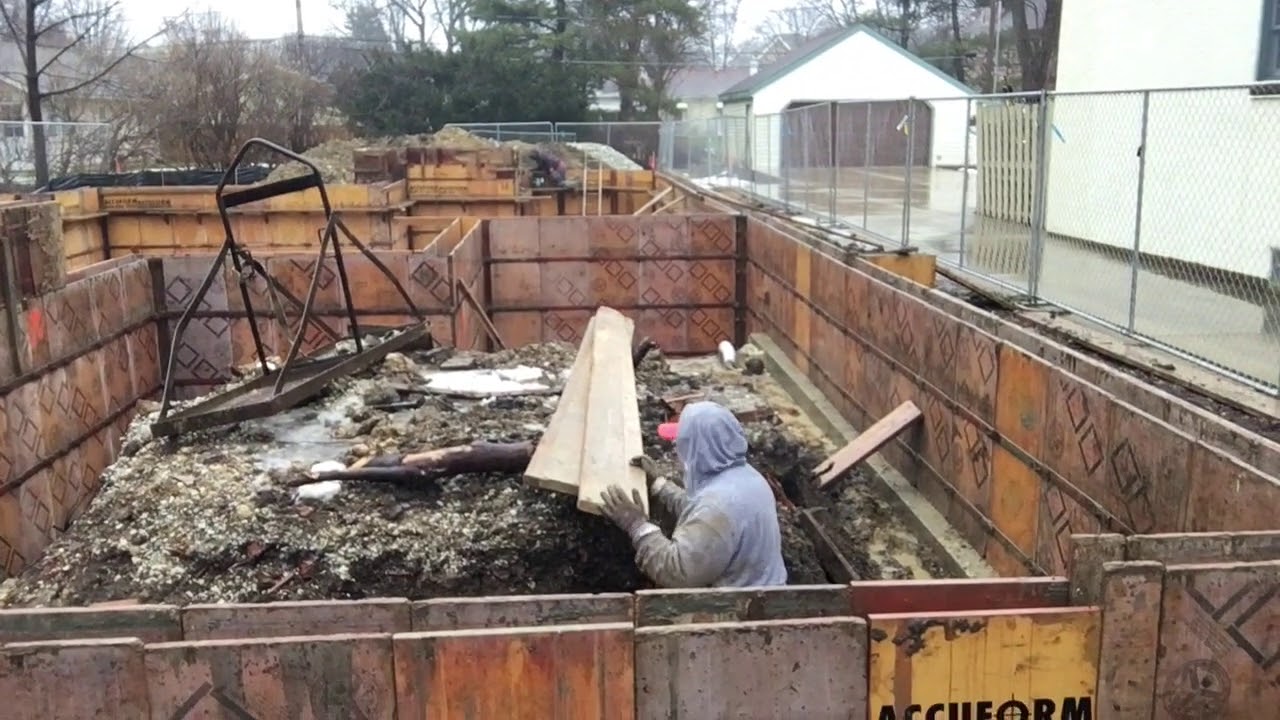 Custom Home Building Naperville, IL Foundation Forms YouTube