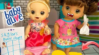 BABY ALIVE Twins Sydney & Skylar Training Routine