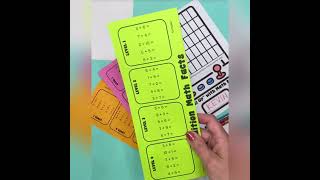 Math Fact Fluency Partner Practice
