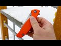 Нож Широгоров Хати М390 G10 оранжевая накладка, шайбы в осевом узле Russia